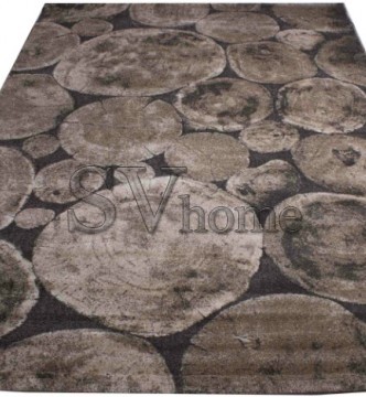 Синтетичний килим Miami Shrink Al35A d.beige-vizon - высокое качество по лучшей цене в Украине.