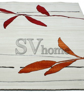 Синтетичний килим Sevilla 4544 paper white-red - высокое качество по лучшей цене в Украине.