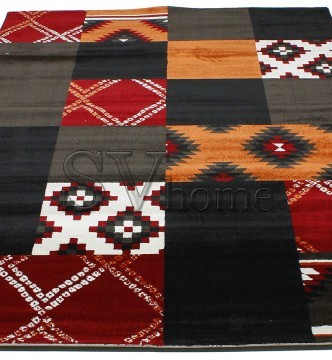 Синтетичний килим Sevilla 4771 coffe-brown-red - высокое качество по лучшей цене в Украине.