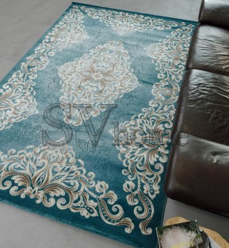 Синтетичний килим Vogue AG72A turkuaz-d.beige - высокое качество по лучшей цене в Украине.