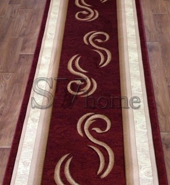 Синтетична килимова доріжка Virizka 135 red - высокое качество по лучшей цене в Украине.
