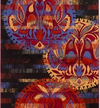 Шерстяний килим Folk Famelio Czarny - высокое качество по лучшей цене в Украине.