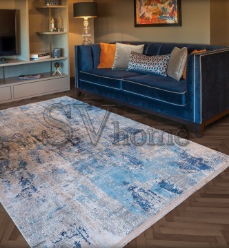 Акриловий килим Vintage B173E COKME DGRAY / L BLUE - высокое качество по лучшей цене в Украине.