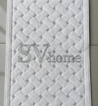 Килим для ванної River Home 001 white (комплект килимків: туалет+ванна кімната) - высокое качество по лучшей цене в Украине.