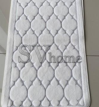 Коврик для ванной River Home 004 white (два коврики: туалет+ванная) - высокое качество по лучшей цене в Украине.