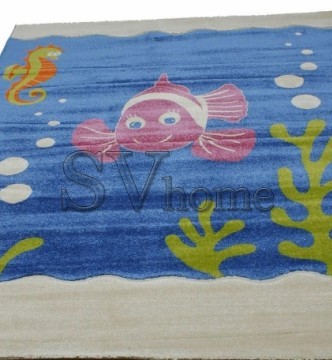 Дитячий килим Daisy Fulya 8C95b blue - высокое качество по лучшей цене в Украине.