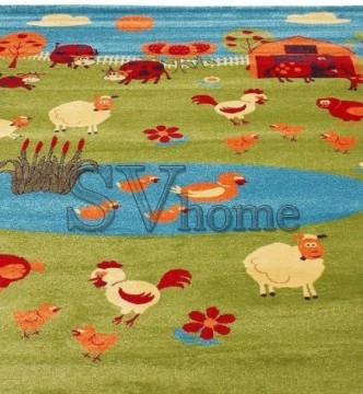 Дитячий килим Daisy Fulya 8D36a green - высокое качество по лучшей цене в Украине.