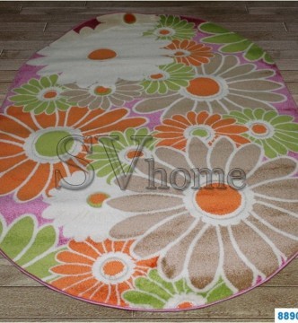 Дитячий килим Daisy Fulya 8890a pink - высокое качество по лучшей цене в Украине.