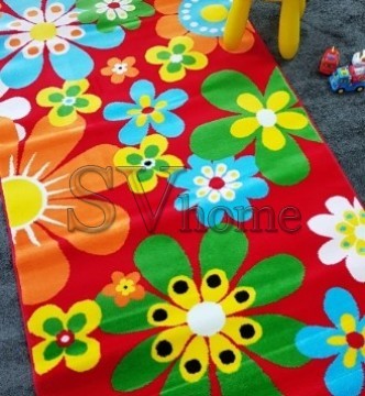 Дитячий килим Kids  B493A RED - высокое качество по лучшей цене в Украине.