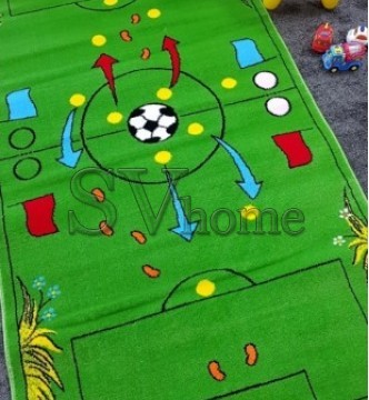 Дитячий килим Kids B665A GREEN - высокое качество по лучшей цене в Украине.