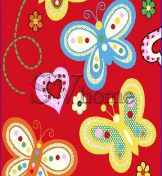 Дитячий килим Kids K806B RED - высокое качество по лучшей цене в Украине.