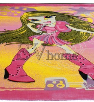 Детский ковер Rose 1758A d.pink-d.pink - высокое качество по лучшей цене в Украине.
