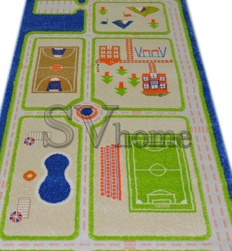 Дитяча килимова доріжка Daisy Fulya 8c44b blue - высокое качество по лучшей цене в Украине.