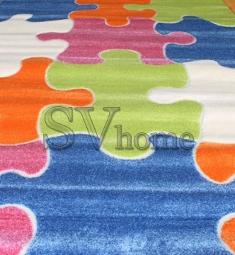 Дитяча килимова доріжка Daisy Fulya 8C10A blue - высокое качество по лучшей цене в Украине.