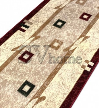 Синтетична килимова доріжка Selena / Lotos 579-120 red - высокое качество по лучшей цене в Украине.