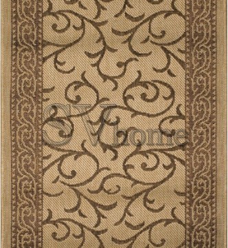 Безворсовая ковровая дорожка Sisal 014 beige-gold - высокое качество по лучшей цене в Украине.
