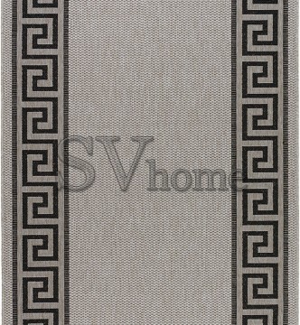 Безворсова килимова доріжка Natura 20014 Silver-Black - высокое качество по лучшей цене в Украине.