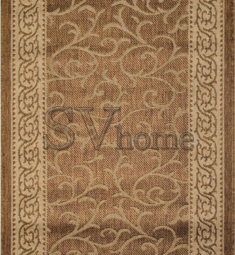 Безворсовая ковровая дорожка Sisal 014 gold-beige - высокое качество по лучшей цене в Украине.