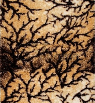 Высоковорсная ковровая дорожка 3D Shaggy b111 l.beige-brown - высокое качество по лучшей цене в Украине.