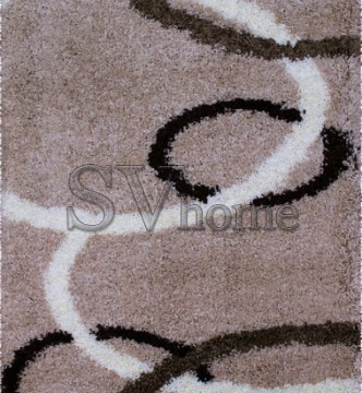 Високоворсна килимова доріжка Shaggy Gold 8018 beige - высокое качество по лучшей цене в Украине.