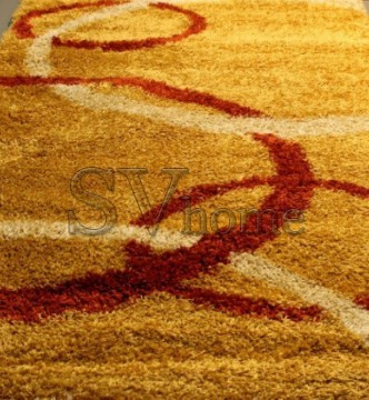 Високоворсна килимова доріжка Shaggy Gold 8018 d.yellow (gold) - высокое качество по лучшей цене в Украине.