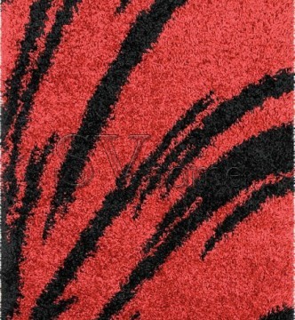 Високоворсна килимова доріжка Shaggy Gold 8061 red - высокое качество по лучшей цене в Украине.