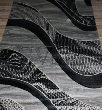 Синтетическая ковровая дорожка Festival 6015A black-anthracite - высокое качество по лучшей цене в Украине.