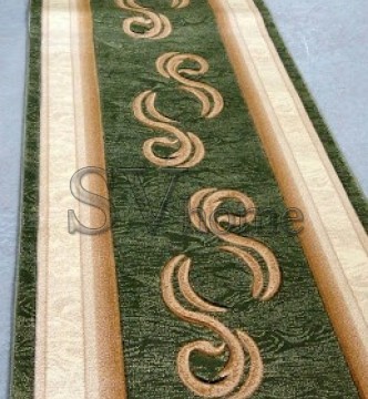 Синтетична килимова доріжка Liliya 0517 зелений - высокое качество по лучшей цене в Украине.