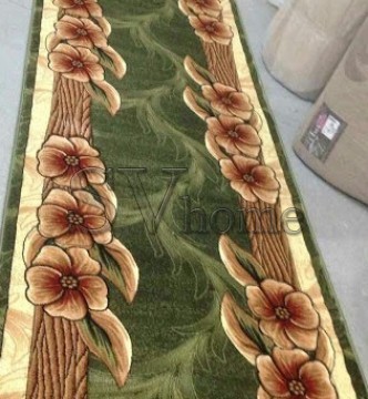 Синтетична килимова доріжка Liliya дерево-бутон зелений - высокое качество по лучшей цене в Украине.