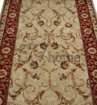 Синтетична килимова доріжка Selena / Lotos 523-120 red - высокое качество по лучшей цене в Украине.