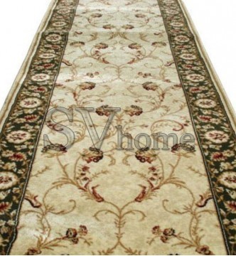 Синтетична килимова доріжка Selena / Lotos 523-130 green - высокое качество по лучшей цене в Украине.