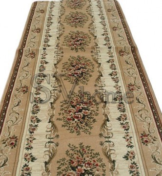 Синтетична килимова доріжка Selena / Lotos 535-106 beige - высокое качество по лучшей цене в Украине.