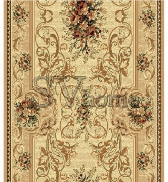 Синтетична килимова доріжка Selena / Lotos 534-016 beige - высокое качество по лучшей цене в Украине.