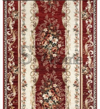 Синтетична килимова доріжка Selena / Lotos 535-210 red - высокое качество по лучшей цене в Украине.