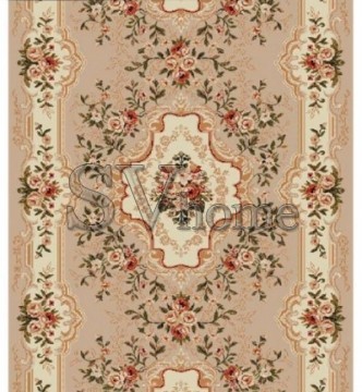 Синтетична килимова доріжка Selena / Lotos 570-100 beige - высокое качество по лучшей цене в Украине.