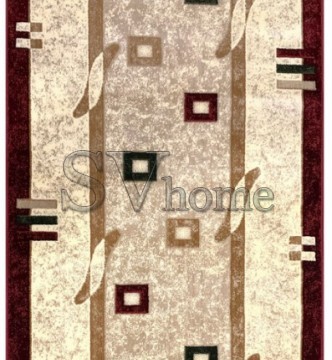 Синтетична килимова доріжка Selena / Lotos 579-120 red - высокое качество по лучшей цене в Украине.