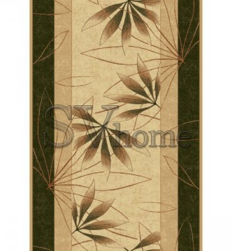 Синтетична килимова доріжка Selena / Lotos 552-130 green - высокое качество по лучшей цене в Украине.