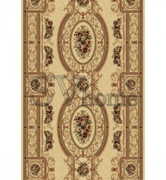 Синтетична килимова доріжка Selena / Lotos 567-100 beige - высокое качество по лучшей цене в Украине.