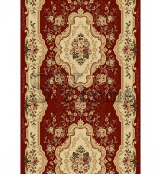 Синтетична килимова доріжка Selena / Lotos 570-210 red - высокое качество по лучшей цене в Украине.