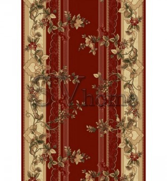 Синтетична килимова доріжка Selena / Lotos 580-210 red - высокое качество по лучшей цене в Украине.