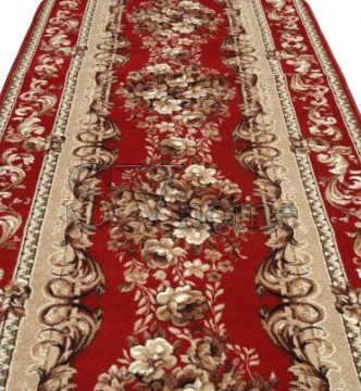 Синтетична килимова доріжка Silver  / Gold Rada 235-22 Buket red - высокое качество по лучшей цене в Украине.