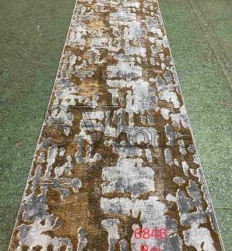 Синтетическая ковровая дорожка Merinos Yaqut 6848 bej - высокое качество по лучшей цене в Украине.