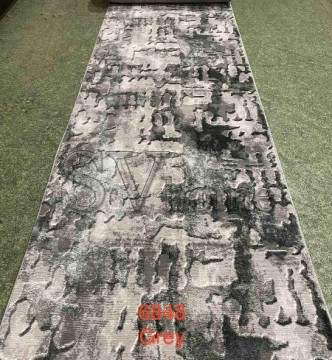 Синтетична килимова доріжка Merinos Yaqut 6848 grey - высокое качество по лучшей цене в Украине.