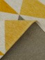 Синтетичний килим ALMINA 131701 grey/yellow - высокое качество по лучшей цене в Украине - изображение 2.