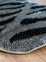 Высоковорсный ковер 3D Polyester B114 GREY-BLACK - высокое качество по лучшей цене в Украине - изображение 1.