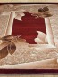 Синтетический ковер Liliya 0557 т.красный - высокое качество по лучшей цене в Украине - изображение 1.
