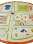 Дитячий килим Daisy Fulya 8C44b orange - высокое качество по лучшей цене в Украине - изображение 1.