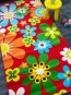 Дитячий килим Kids  B493A RED - высокое качество по лучшей цене в Украине - изображение 1.